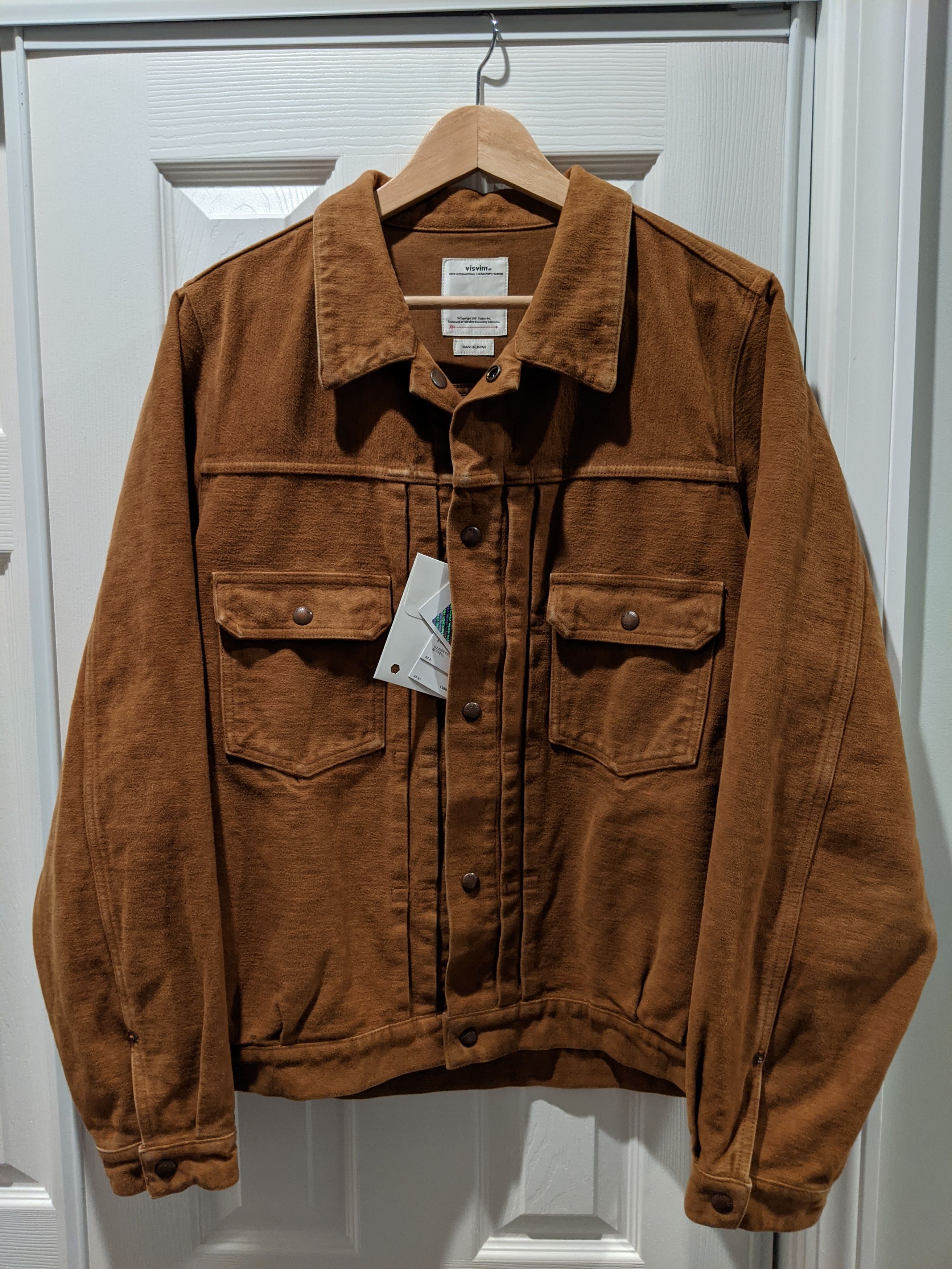 Visvim 101 Jacket Jumbo Cotton Suede | Grailed