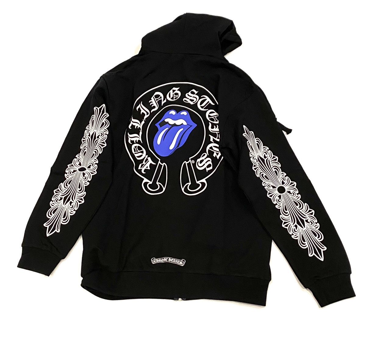 Chrome Hearts X Rolling Stones Tongue [Blue] ; Iron-on Patch 3”