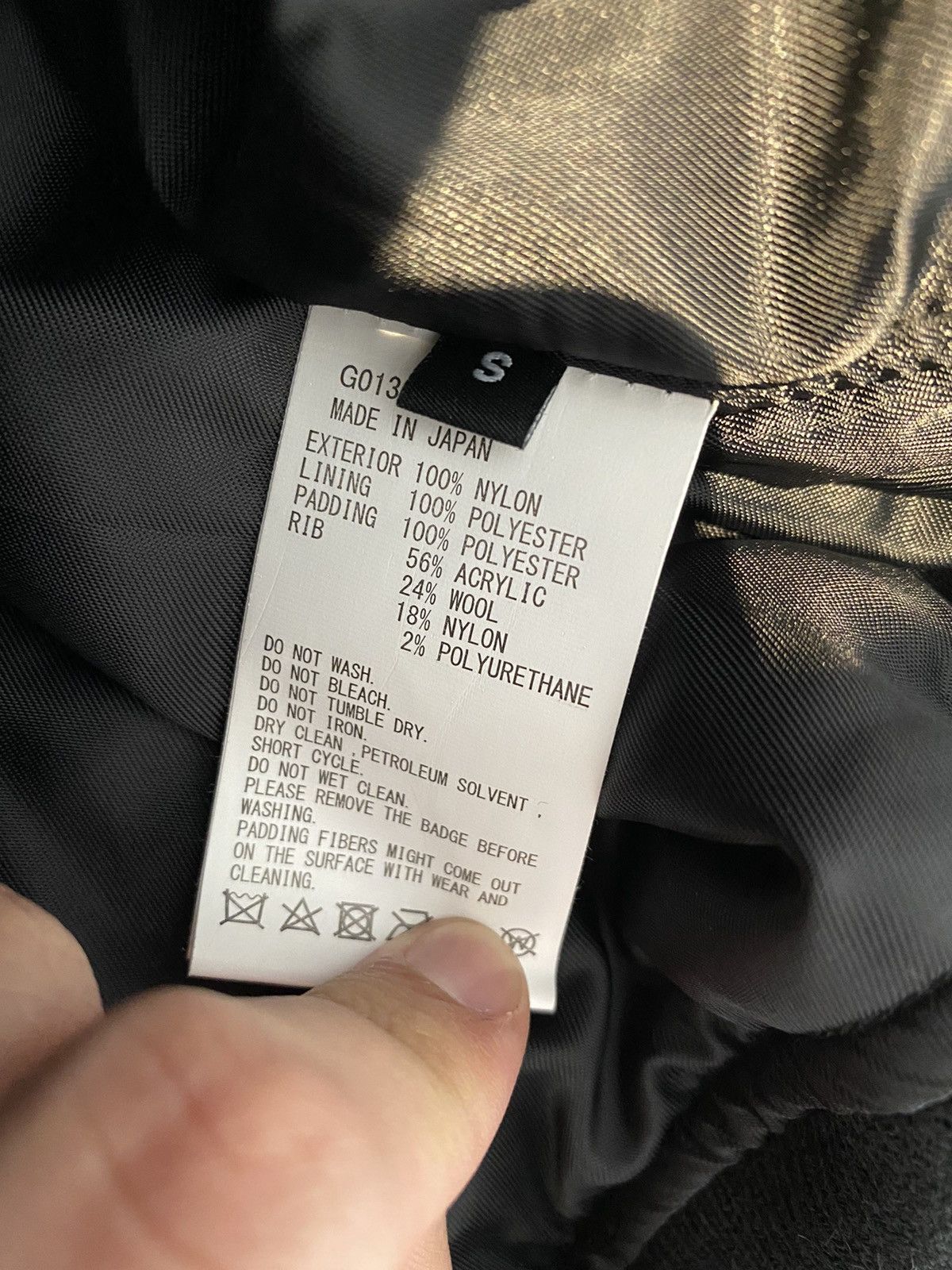 Gosha Rubchinskiy Gosha Rubchinskiy Black MA-1 Bomber Jacket