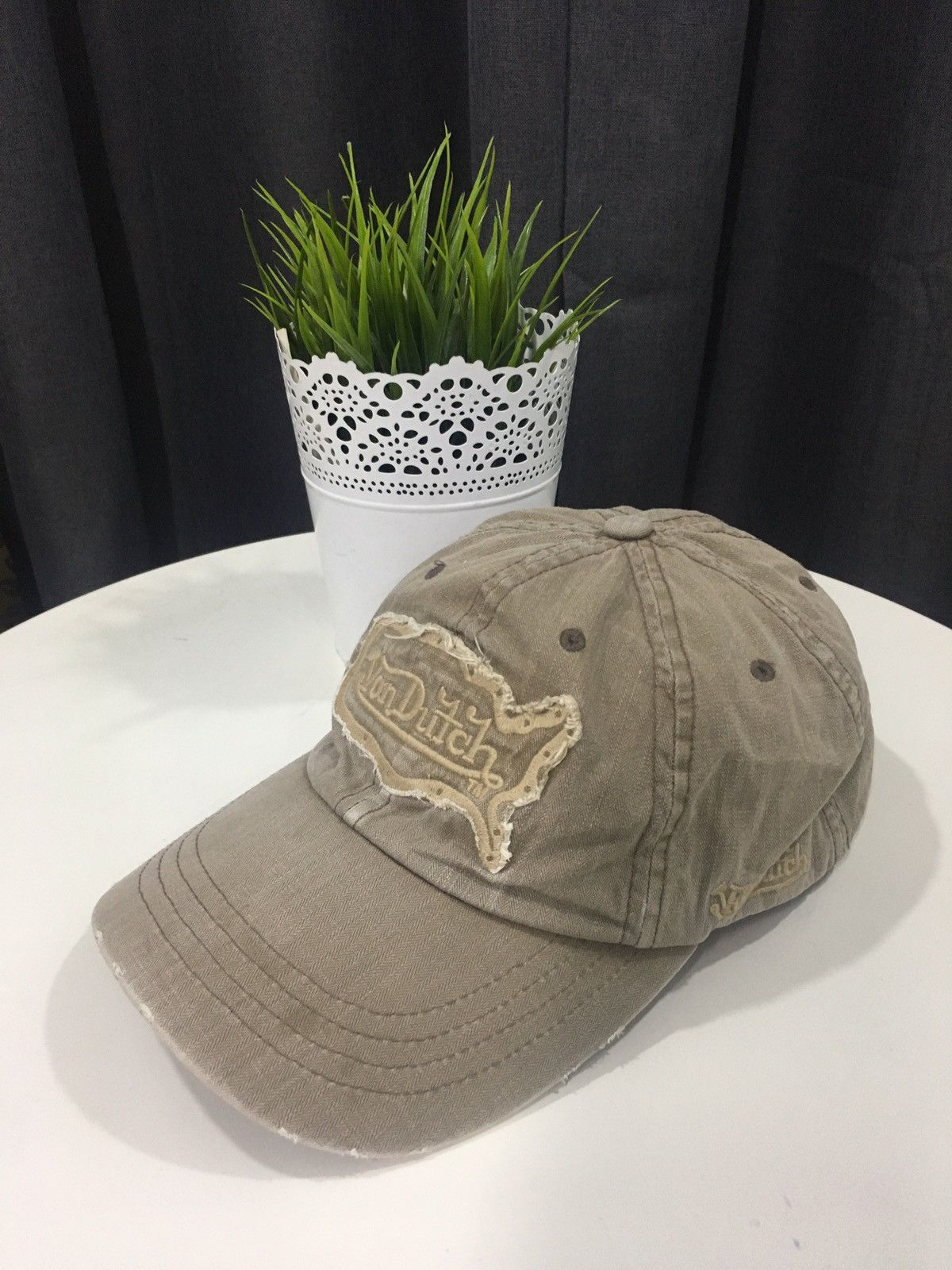Vintage Rare Cap Von Dutch Ripped Style | Grailed