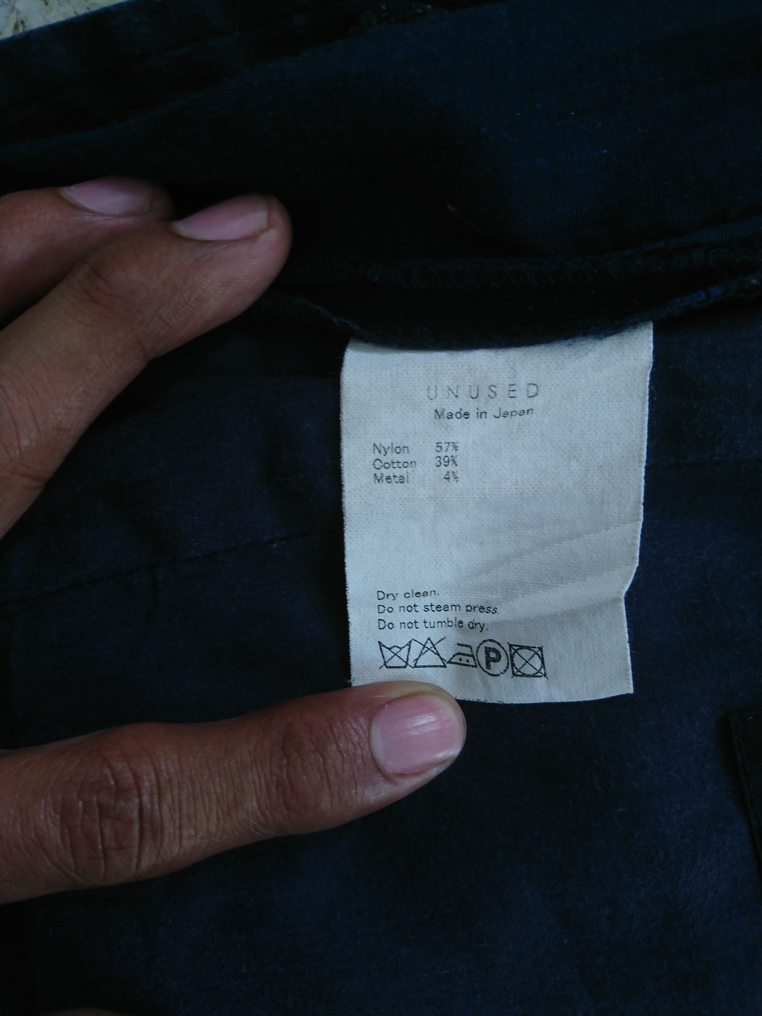 Japanese Brand × Unused UNUSED metal blend fabric rare fabric Size US 33 - 6 Thumbnail