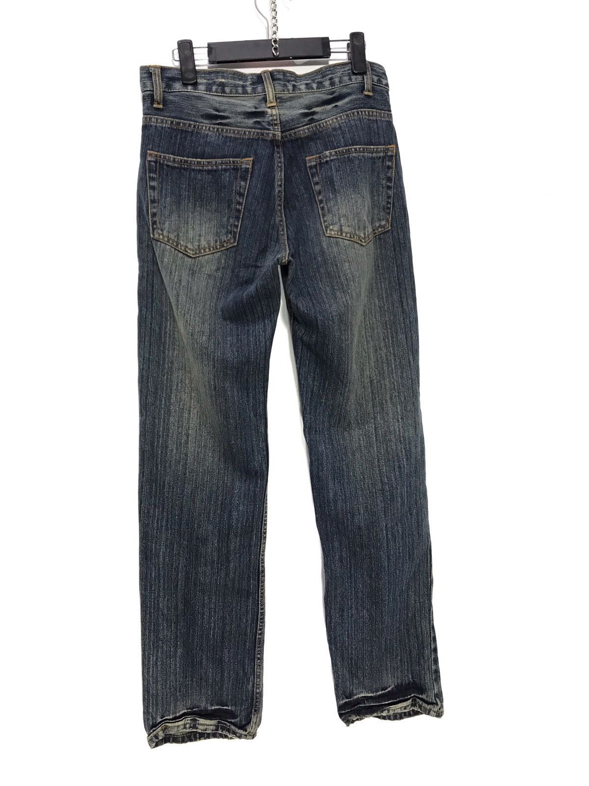 Japanese Brand Nylaus Distressed Sewn Denim Regular 3🟦1 Size US 30 / EU 46 - 7 Thumbnail