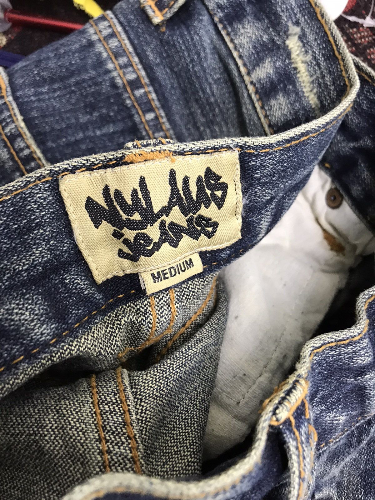 Japanese Brand Nylaus Distressed Sewn Denim Regular 3🟦1 Size US 30 / EU 46 - 9 Thumbnail