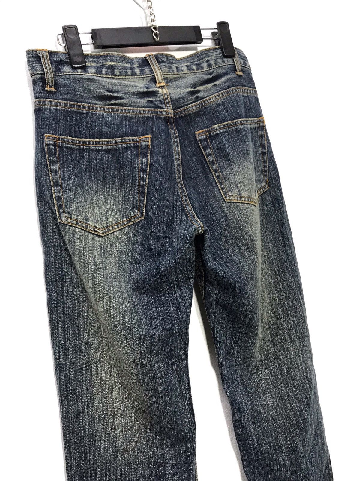 Japanese Brand Nylaus Distressed Sewn Denim Regular 3🟦1 Size US 30 / EU 46 - 8 Thumbnail