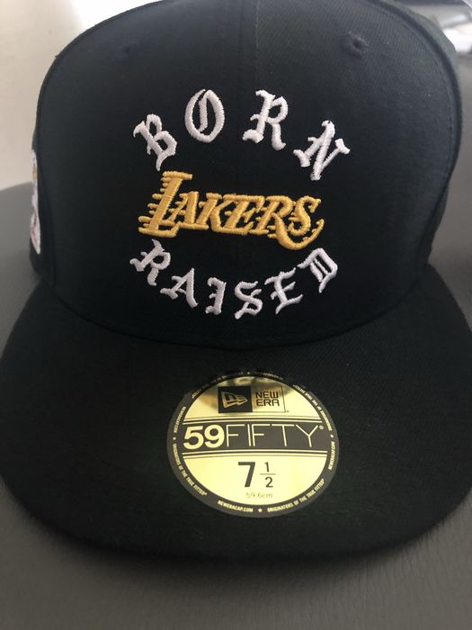 Born X Raised Born x Raised NEW ERA LAKERS FITTED CAP 7 5/8 | Grailed