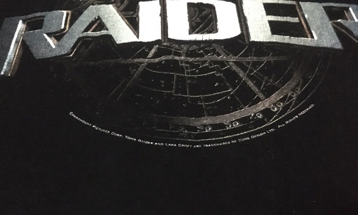 Vintage Vtg Movie Tomb Raider Lara Croft Angelina Jolie T-shirt 2001 Size US XL / EU 56 / 4 - 4 Thumbnail