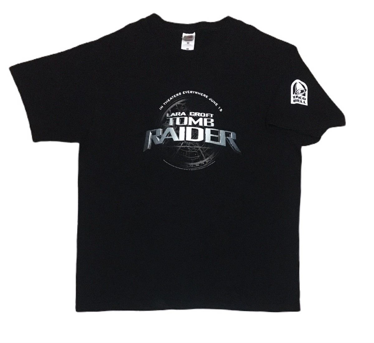 Vintage Vtg Movie Tomb Raider Lara Croft Angelina Jolie T-shirt 2001 Size US XL / EU 56 / 4 - 1 Thumbnail