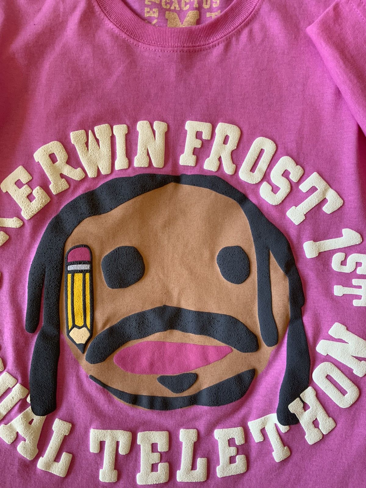 Cactus Plant Flea Market CPFM FOR KERWIN FROST TELETHON T-SHIRT