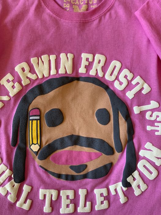 Cactus Plant Flea Market CPFM FOR KERWIN FROST TELETHON T-SHIRT