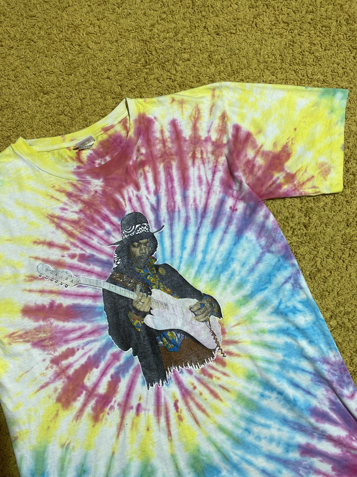 Jimi Hendrix acid wash single stich tee