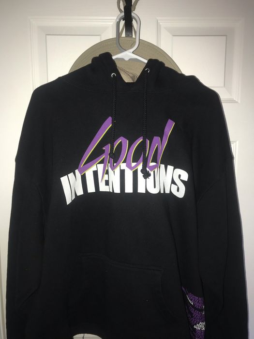 Vlone NAV X VLONE DOVES GOOD INTENTIONS HOODIE PURPLE Grailed