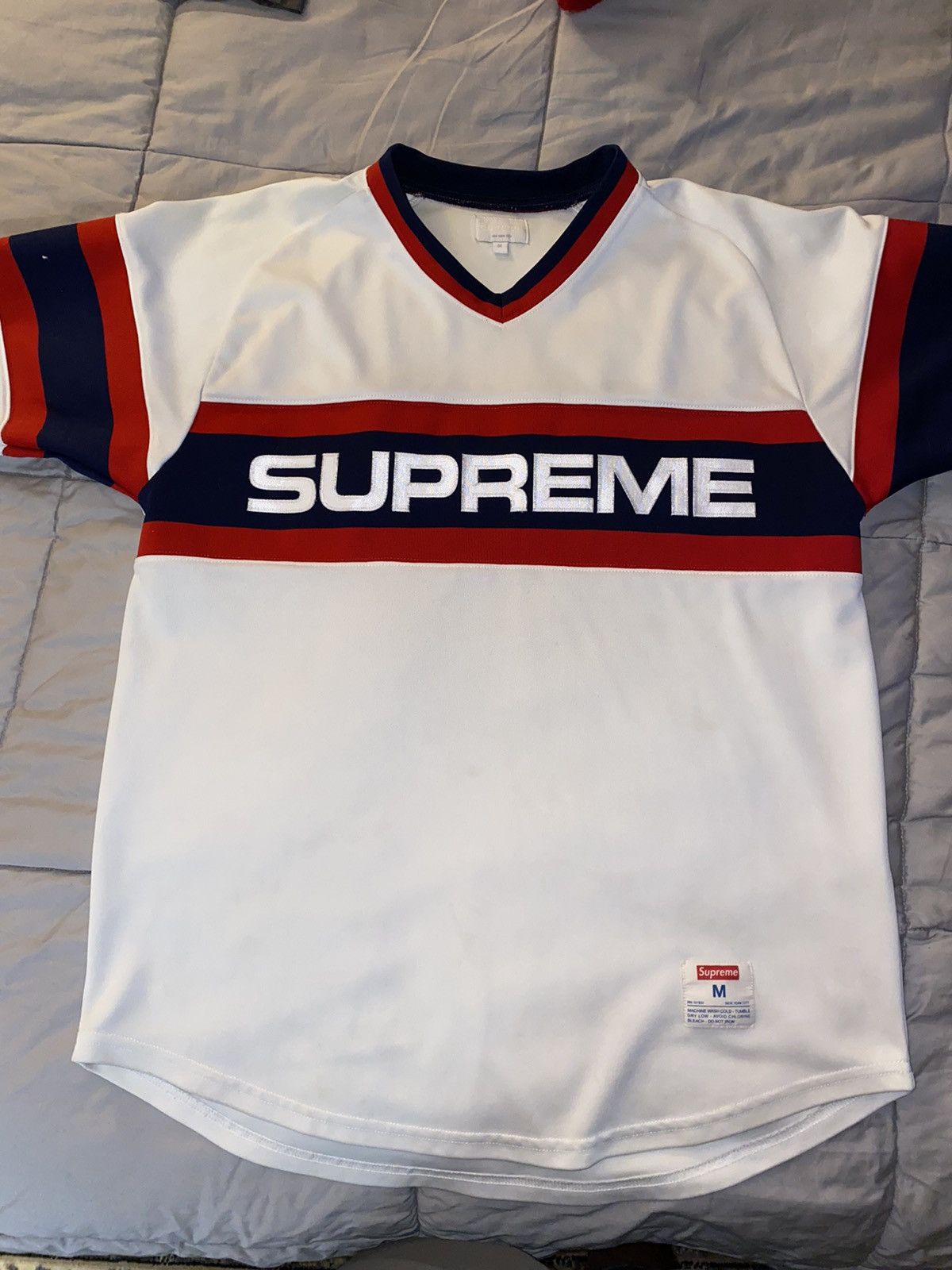 Supreme, Shirts, Supreme Baseball Jersey Size M