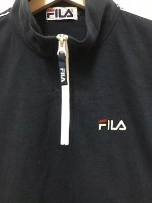 Fila × Japanese Brand Fila Half Zipper Small Logo Sweatshirt Size US M / EU 48-50 / 2 - 3 Thumbnail