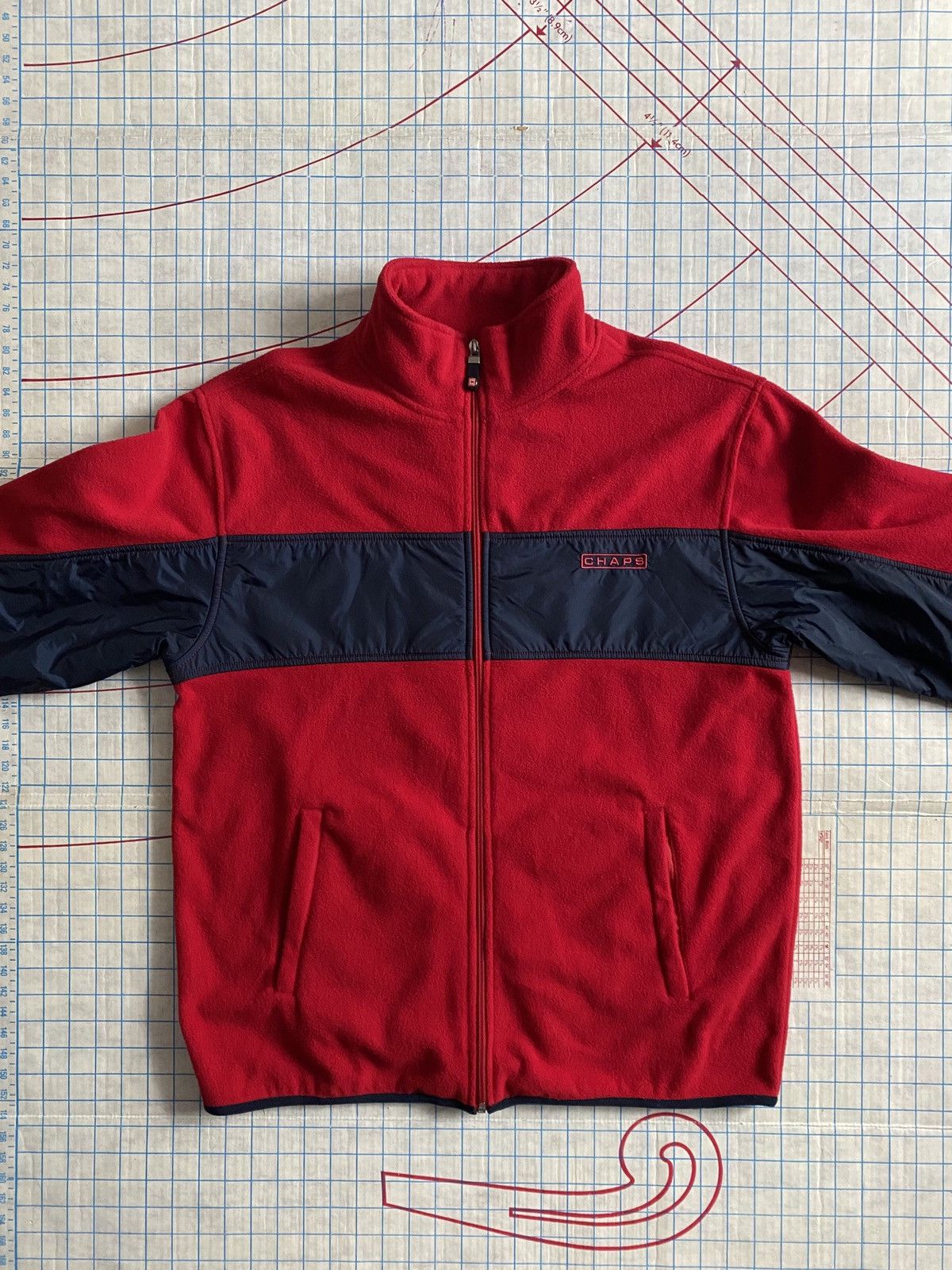Chaps × Chaps Ralph Lauren × Polo Ralph Lauren Chaps Ralph Lauren Red Fleece Full Zip Jacket Fits M-L Size US M / EU 48-50 / 2 - 4 Thumbnail