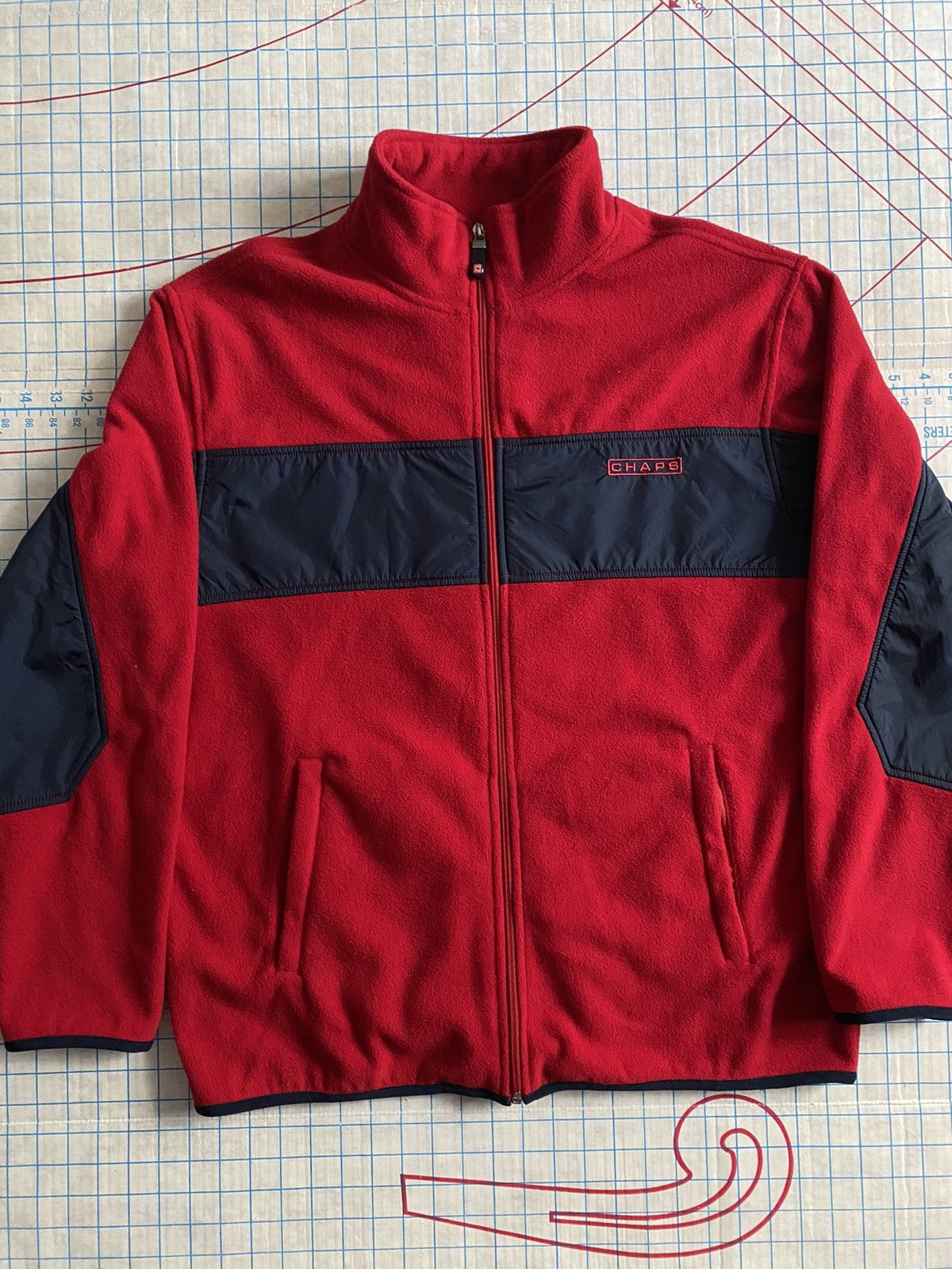 Chaps × Chaps Ralph Lauren × Polo Ralph Lauren Chaps Ralph Lauren Red Fleece Full Zip Jacket Fits M-L Size US M / EU 48-50 / 2 - 1 Thumbnail