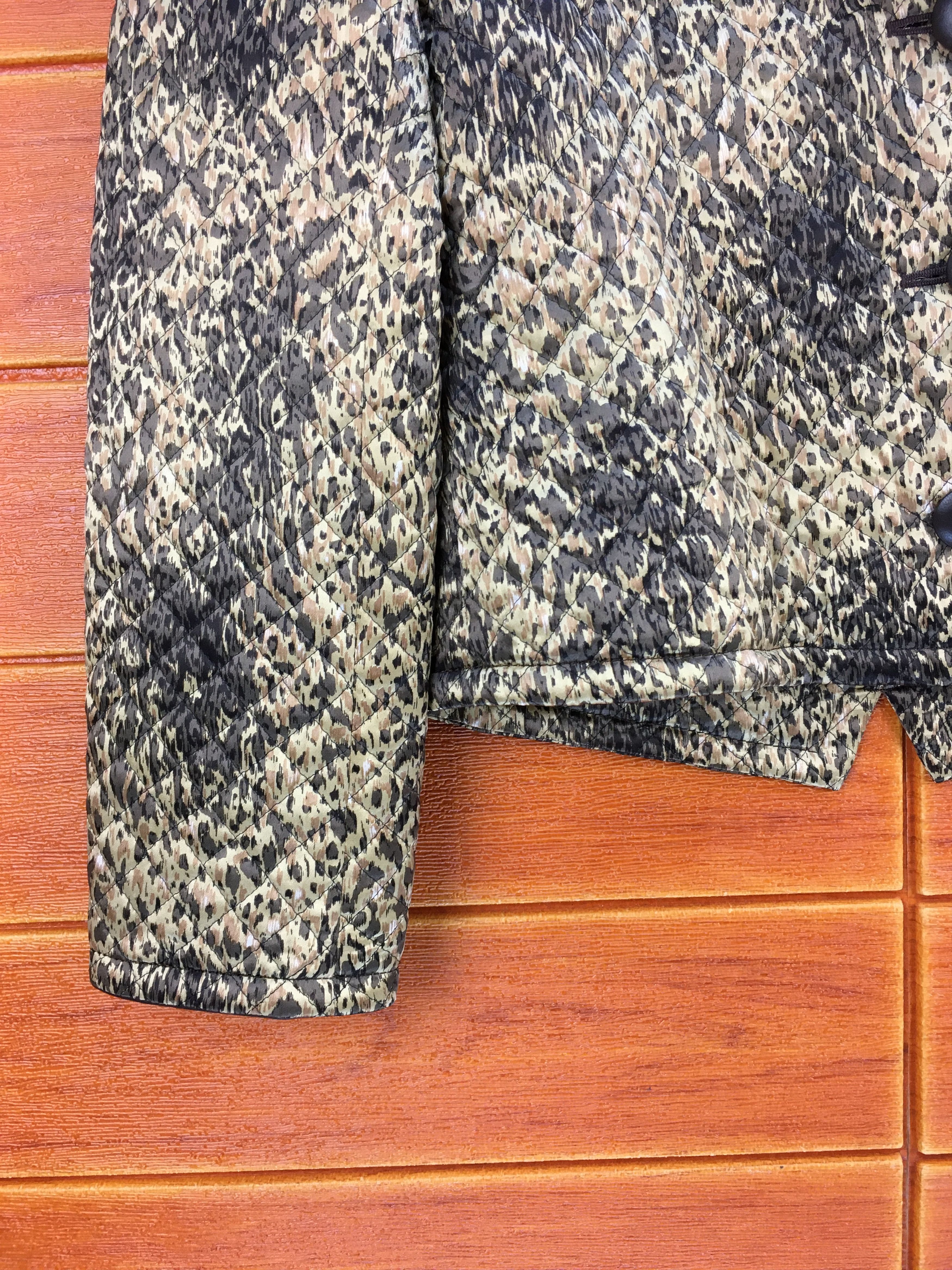 Designer Japanese Designer KEIZO AYATA Leopard Quilting Jacket Size US M / EU 48-50 / 2 - 4 Thumbnail