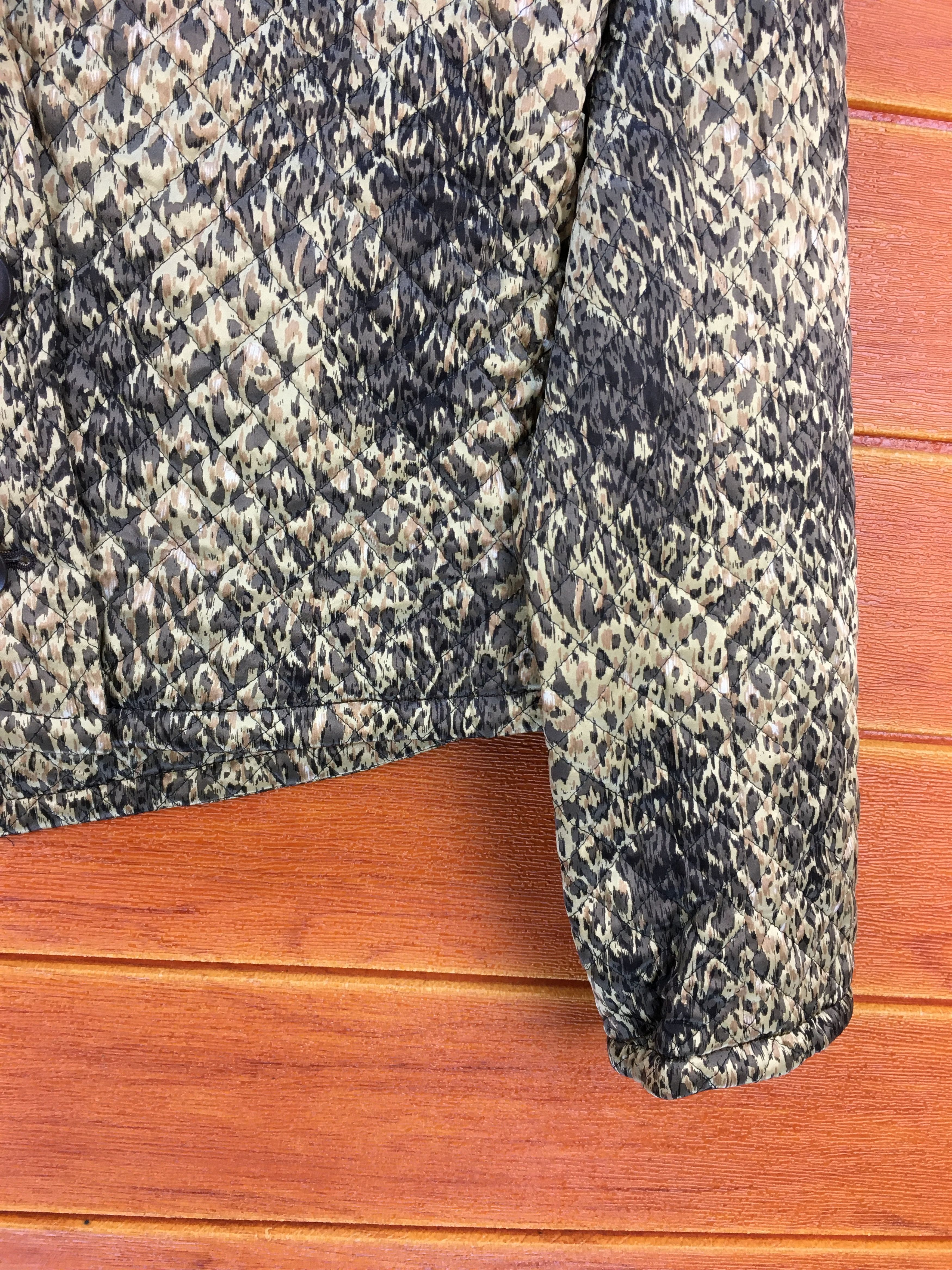 Designer Japanese Designer KEIZO AYATA Leopard Quilting Jacket Size US M / EU 48-50 / 2 - 5 Thumbnail