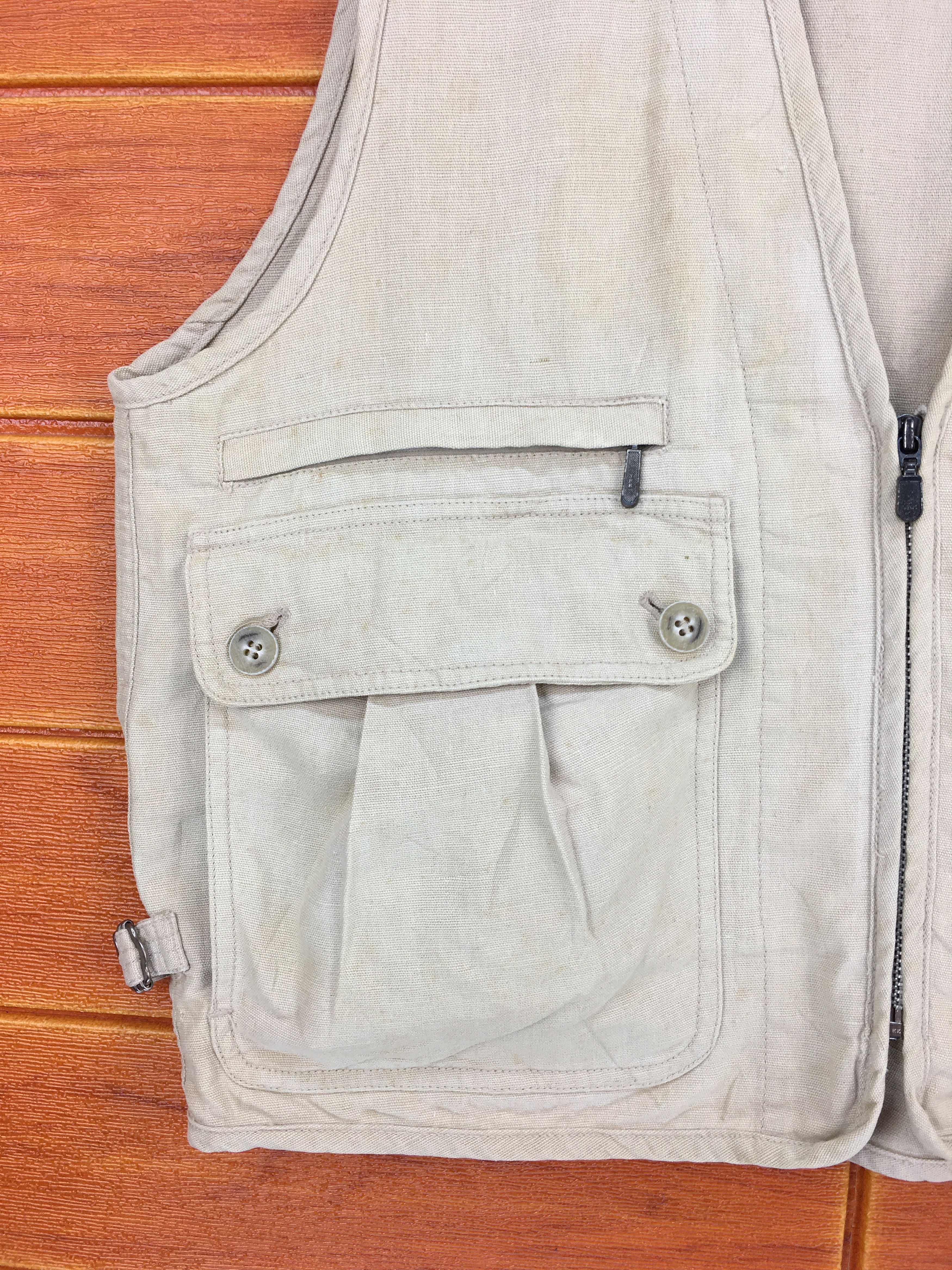 Japanese Brand × Vintage Vintage Wild Land Streetwear Tactical Multi Pocket Vest Size US S / EU 44-46 / 1 - 4 Thumbnail