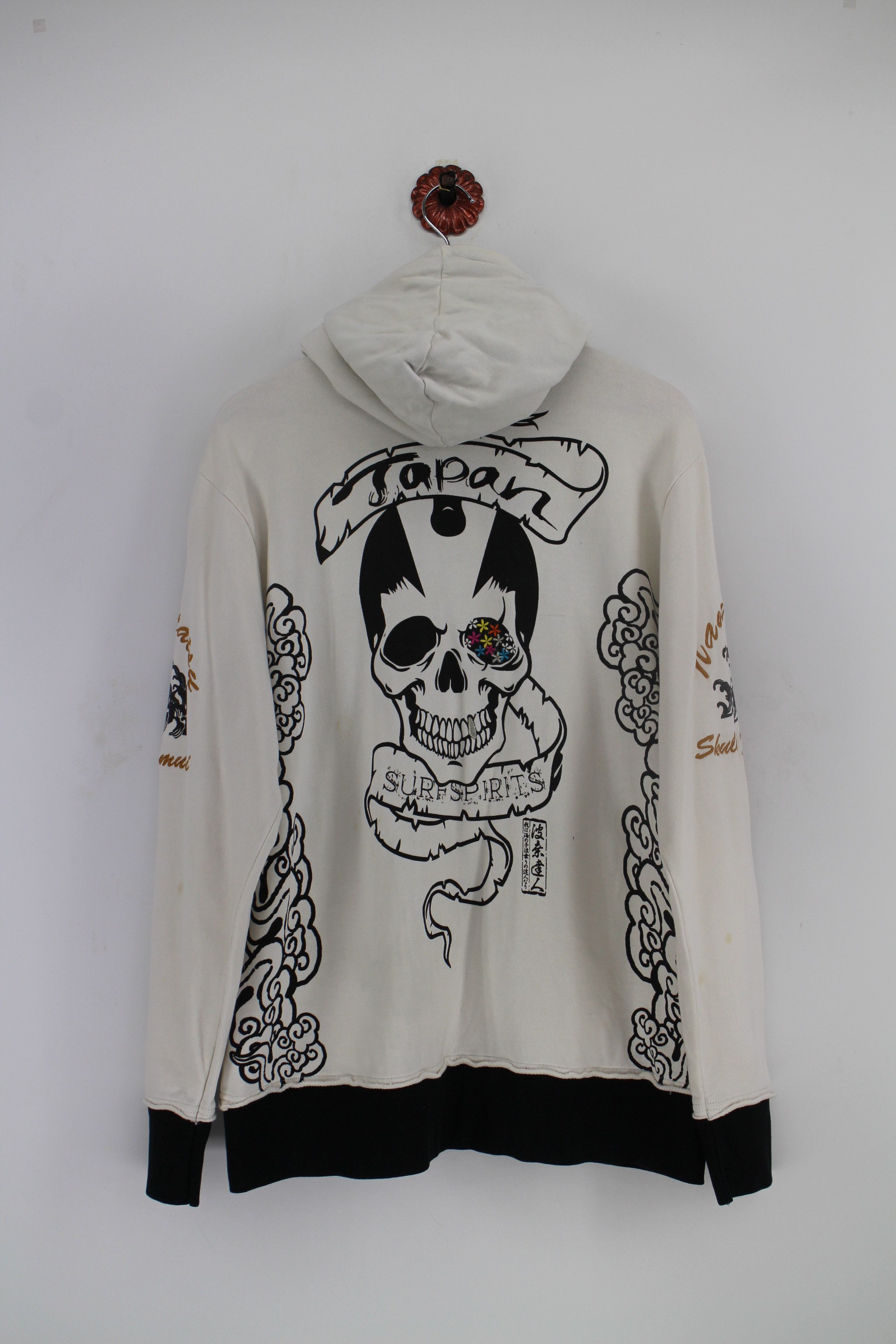 Lined Hoodie Hooded Sweatshirt Fox Rockstar Hoodie Vintage 90's