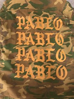 Life of pablo top camo jacket