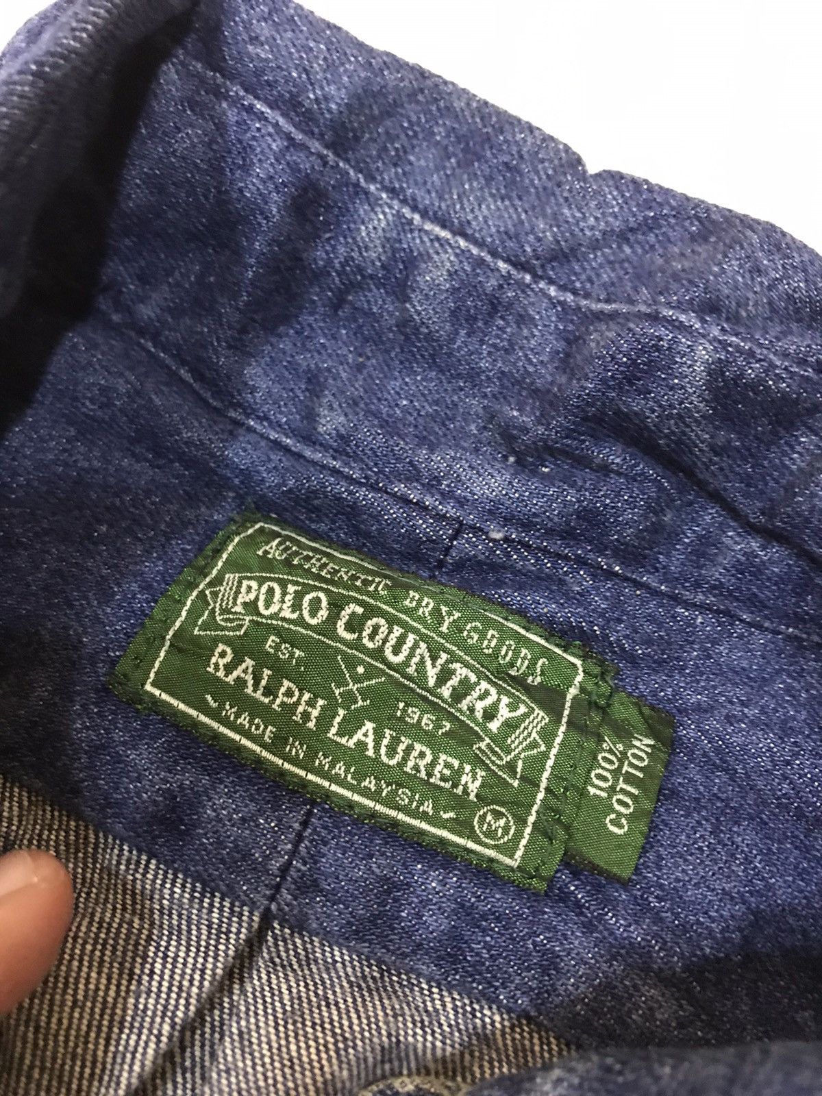 Polo Ralph Lauren VINTAGE POLO COUNTRY RALPH LAUREN DENIM SHIRT RARE Size US M / EU 48-50 / 2 - 7 Thumbnail