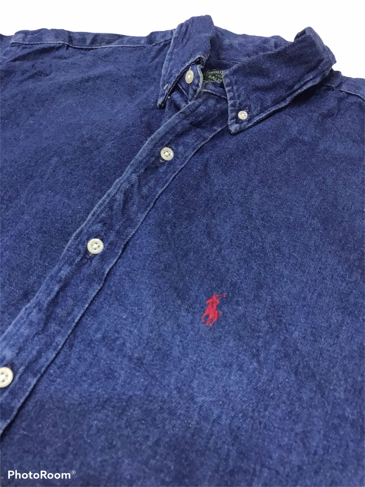 Polo Ralph Lauren VINTAGE POLO COUNTRY RALPH LAUREN DENIM SHIRT RARE Size US M / EU 48-50 / 2 - 3 Thumbnail