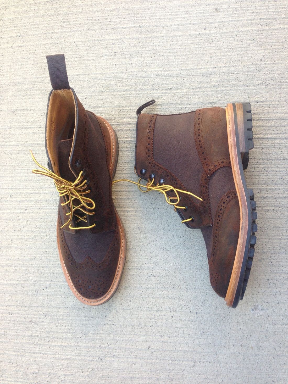 Trickers New Kelmscott 2 Tone Brogue Boot | Grailed