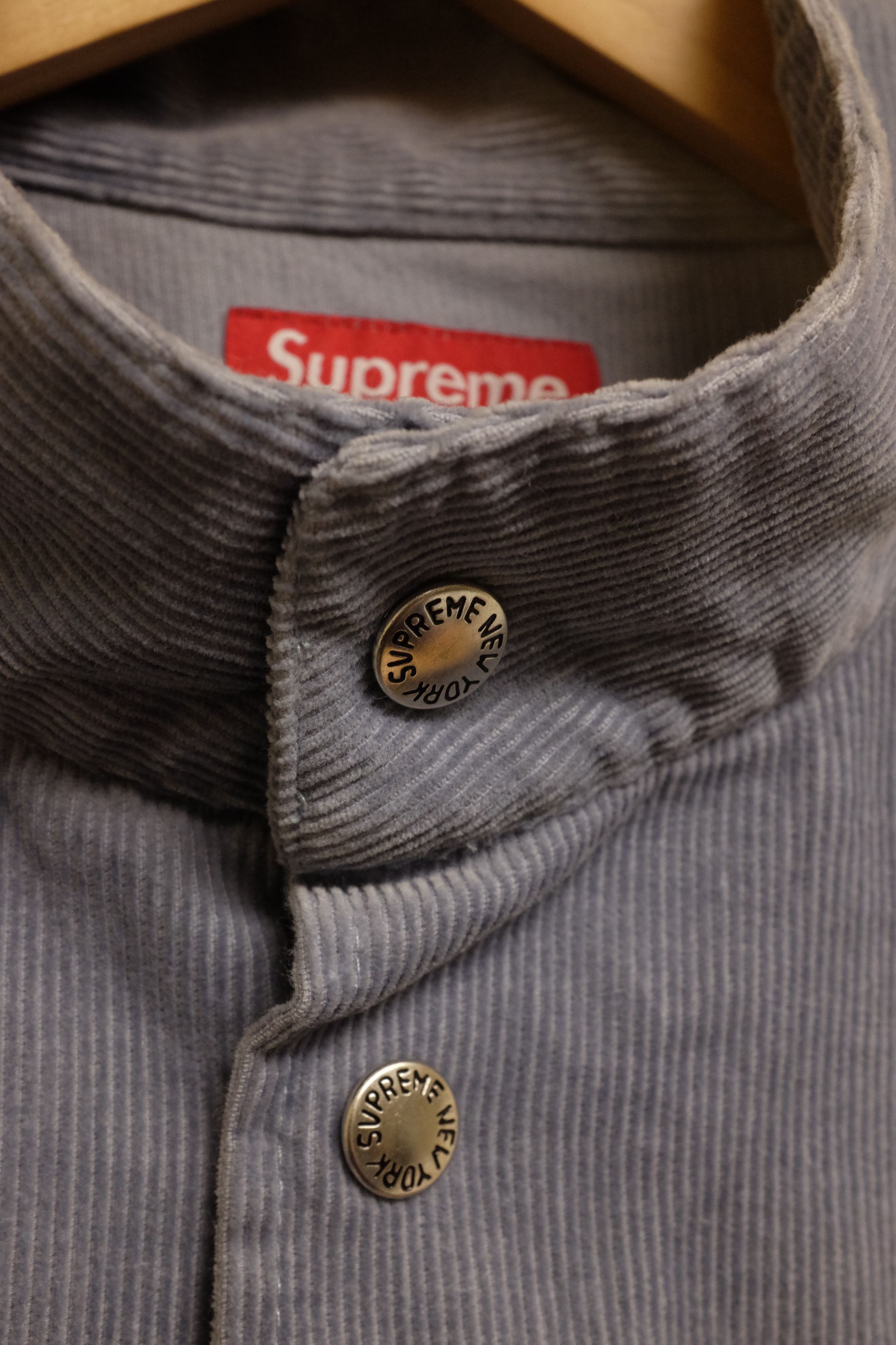 Corduroy pullover jacket