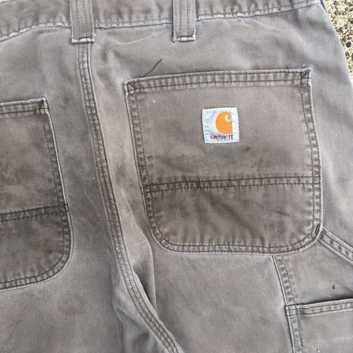 Carhartt × Vintage 90s Canvas Carharrt Pants 34x34 Size US 34 / EU 50 - 6 Thumbnail
