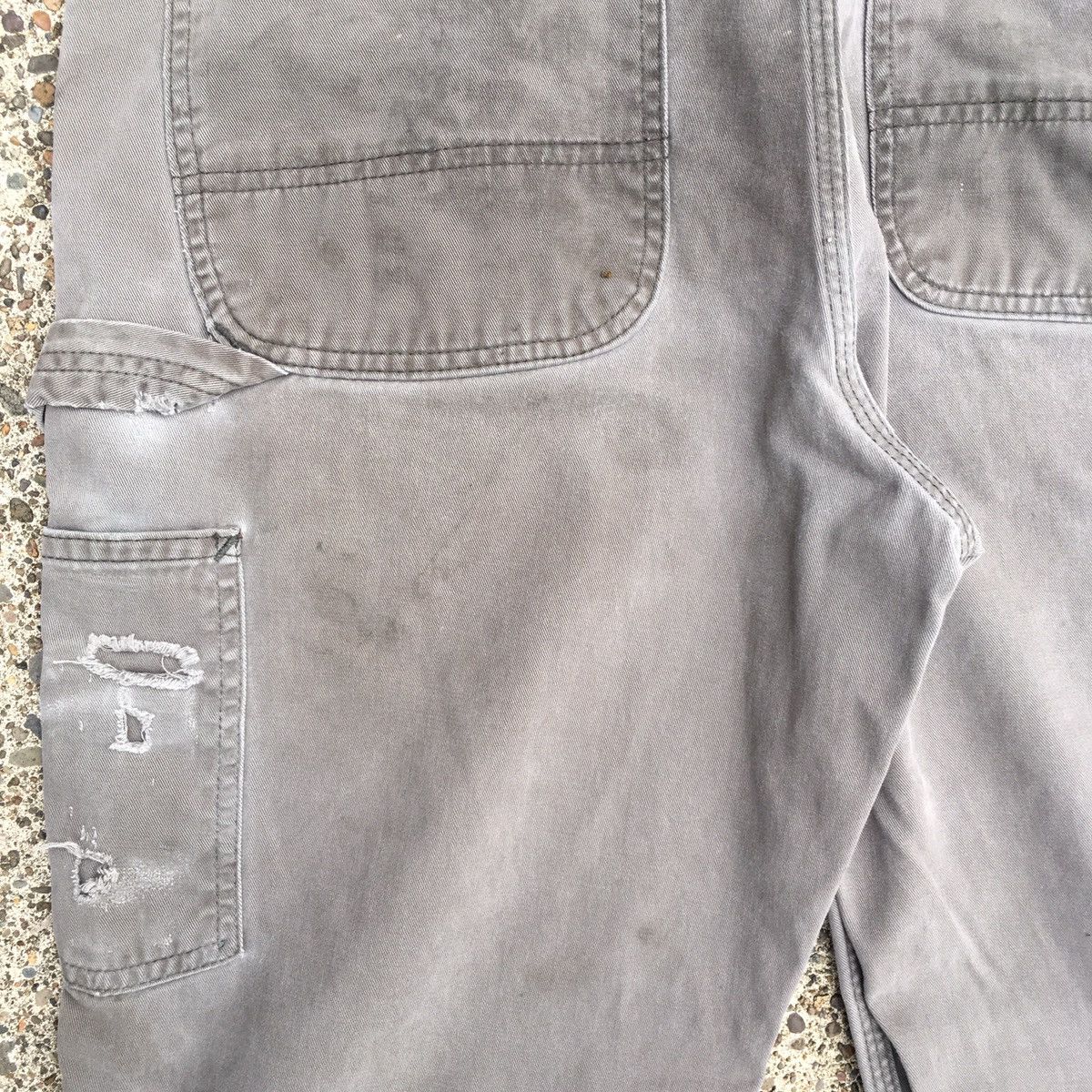Carhartt × Vintage 90s Canvas Carharrt Pants 34x34 Size US 34 / EU 50 - 5 Thumbnail