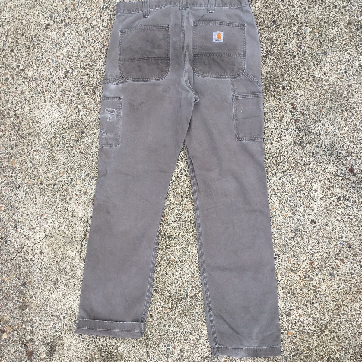 Carhartt × Vintage 90s Canvas Carharrt Pants 34x34 Size US 34 / EU 50 - 4 Thumbnail