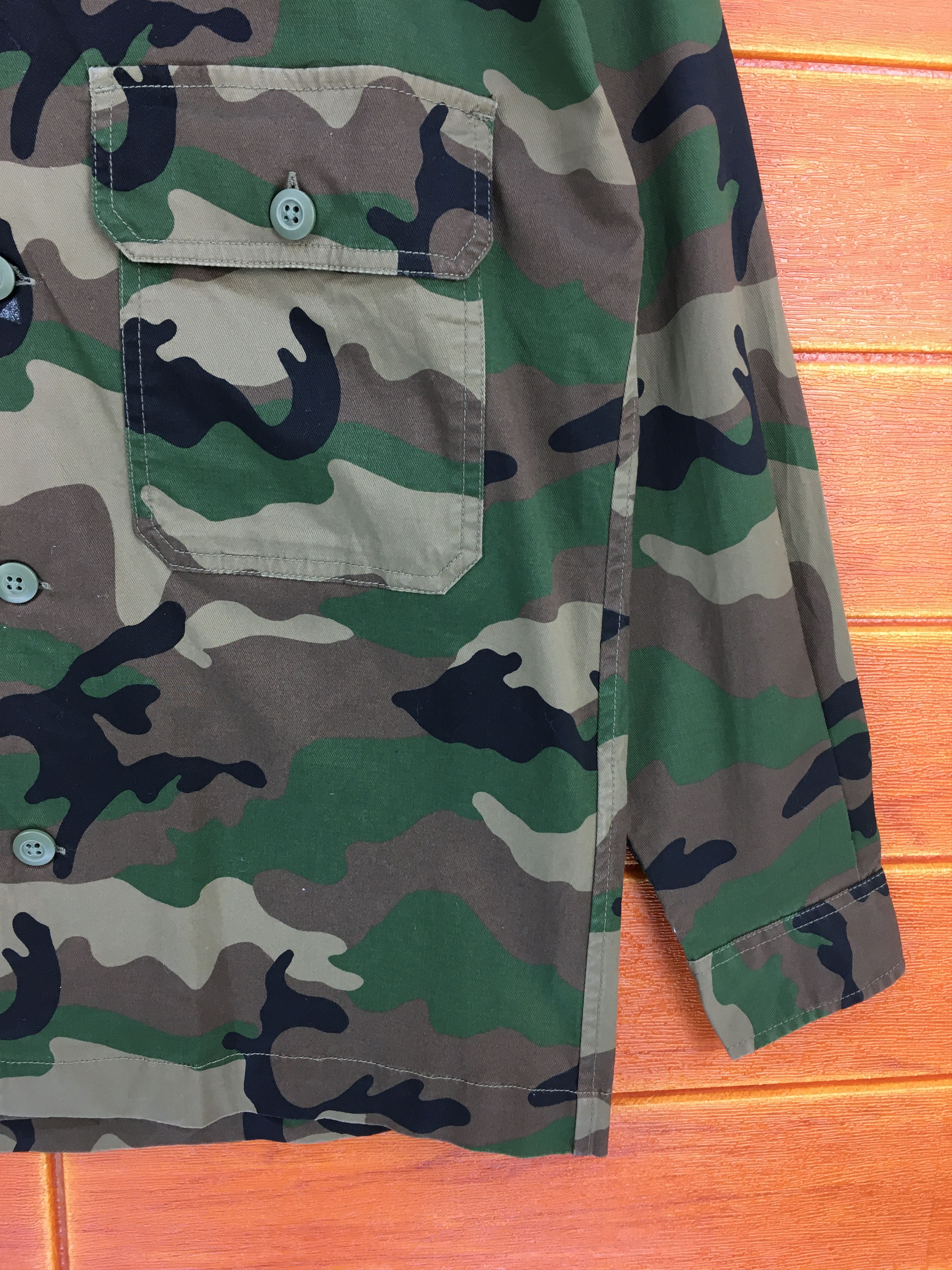 Global Work Japanese Brand Global Work Camouflaged Shirt Size US S / EU 44-46 / 1 - 5 Thumbnail