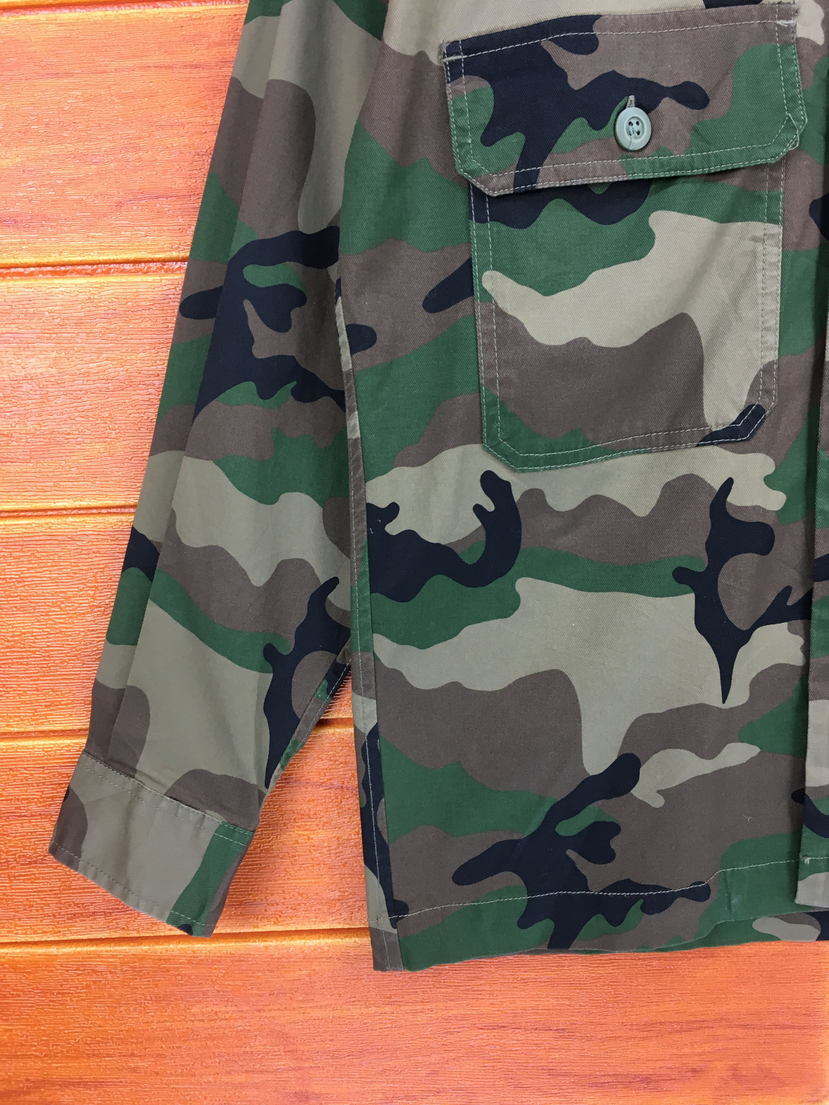 Global Work Japanese Brand Global Work Camouflaged Shirt Size US S / EU 44-46 / 1 - 4 Thumbnail