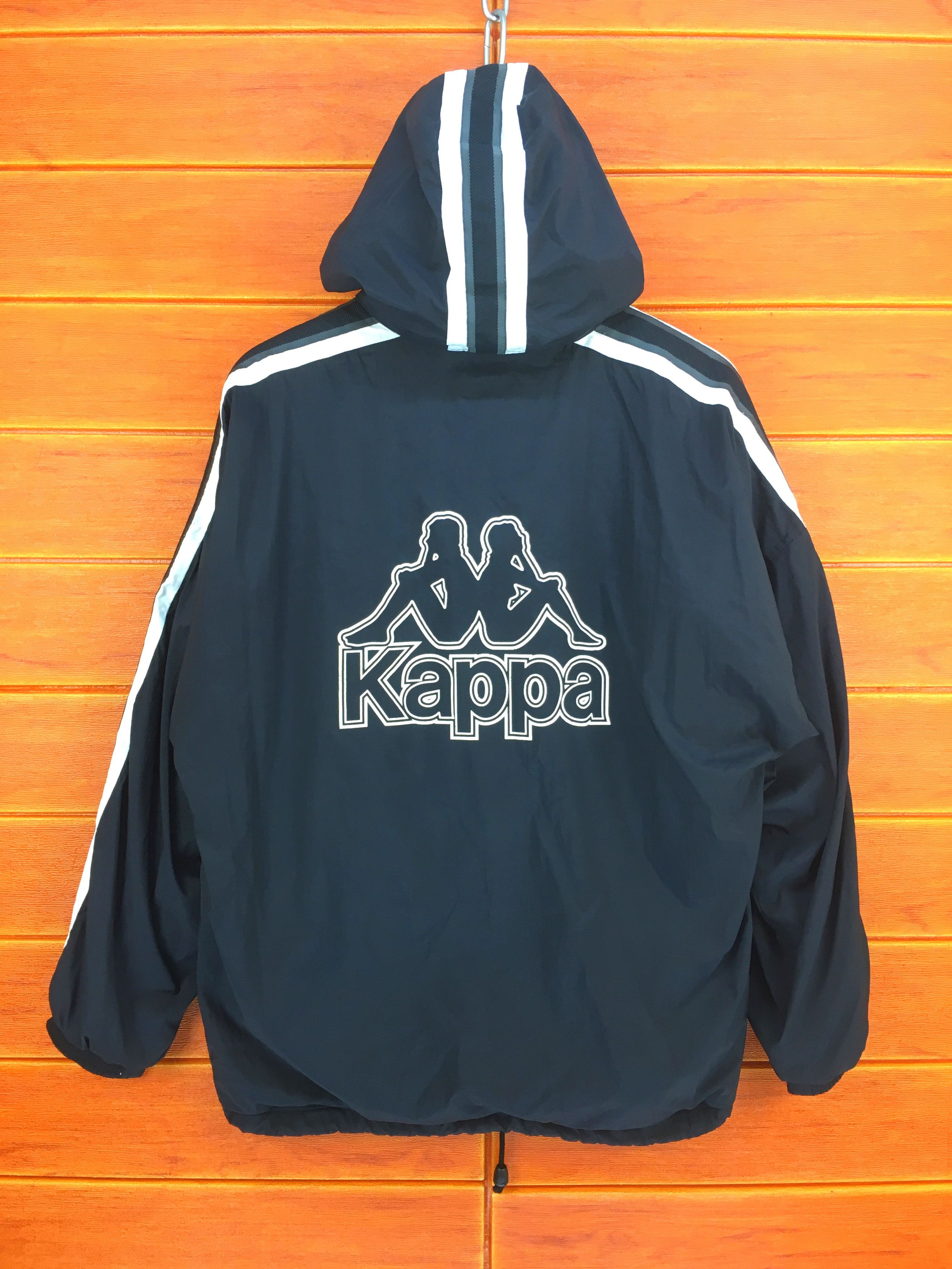 Kappa × Vintage Vintage 90s KAPPA Hooded Jacket Size US L / EU 52-54 / 3 - 1 Thumbnail