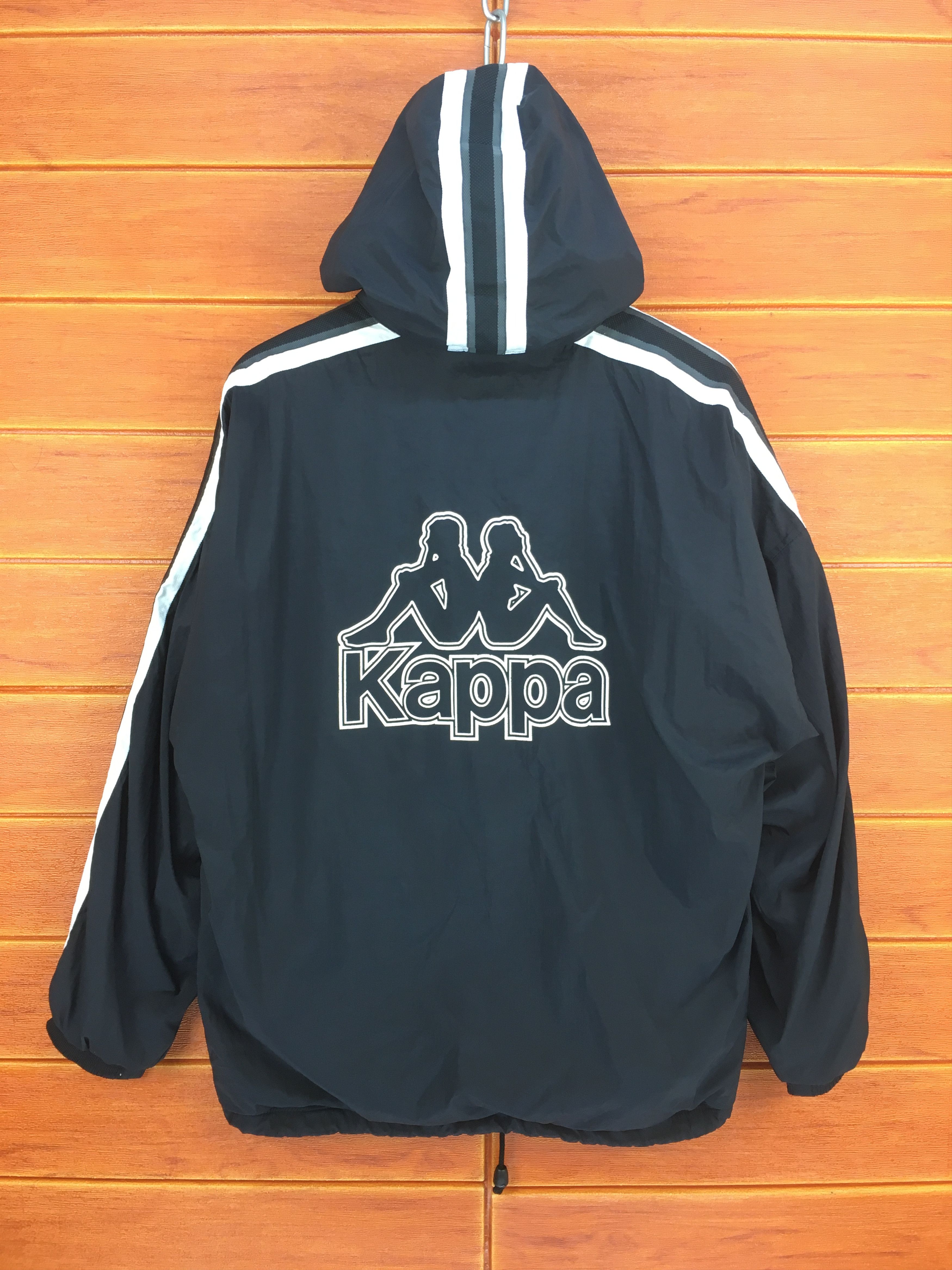 Kappa × Vintage Vintage 90s KAPPA Hooded Jacket Size US L / EU 52-54 / 3 - 8 Thumbnail
