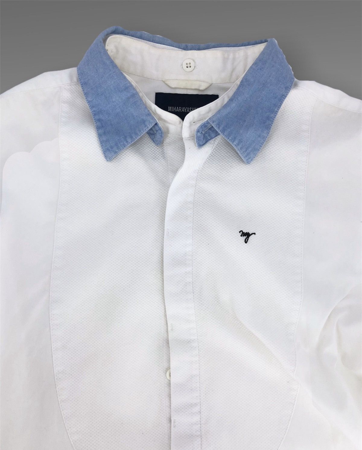 Maison MIHARA YASUHIRO Two-Way L/S Button Up Shirt Size US M / EU 48-50 / 2 - 1 Thumbnail