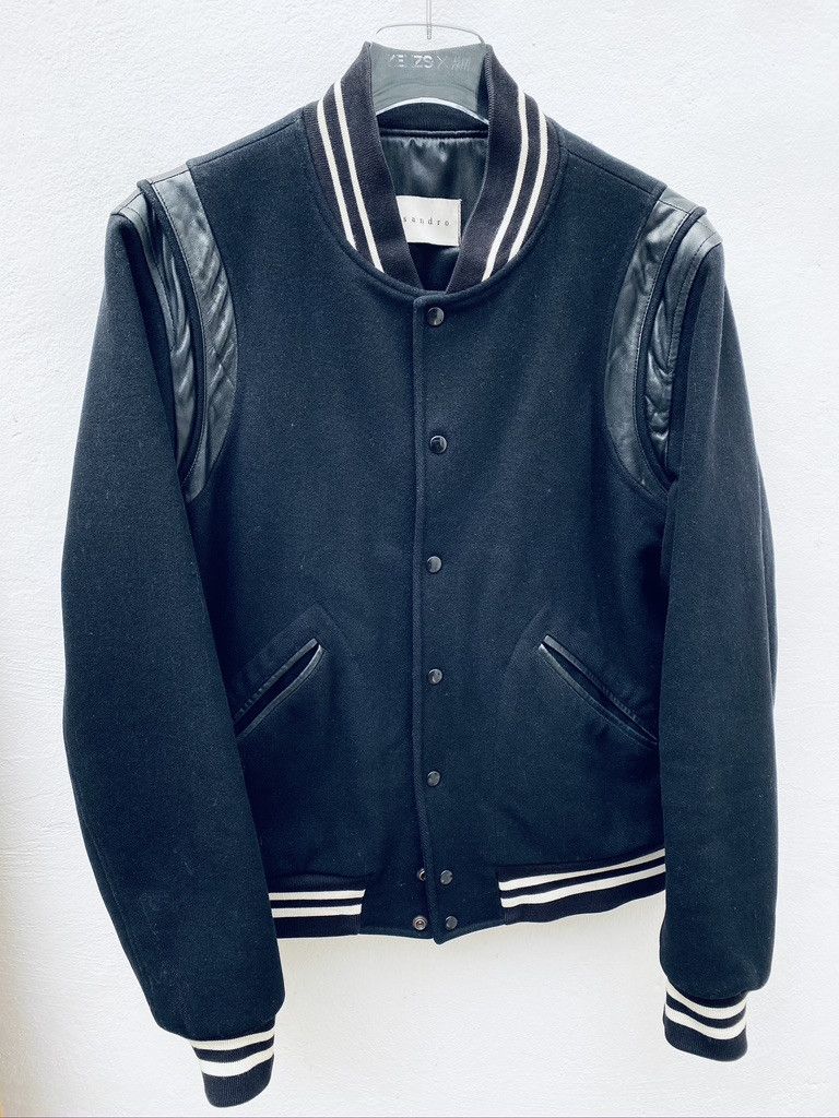 Sandro Black Teddy Jacket Size US L / EU 52-54 / 3 - 1 Thumbnail
