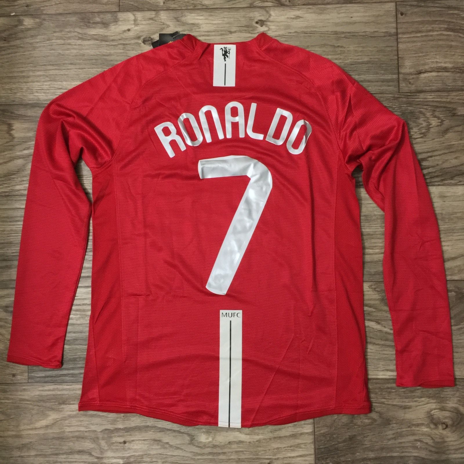 Cristiano Ronaldo Manchester United 07-08 retro long sleeve jersey