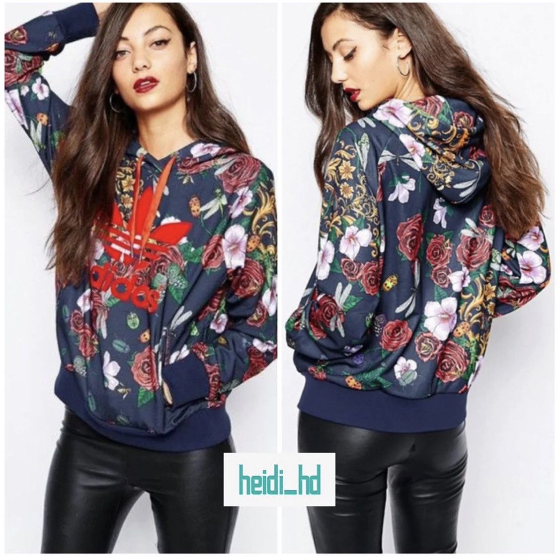 Adidas rita ora roses jacket online