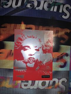 Supreme sale madonna sticker