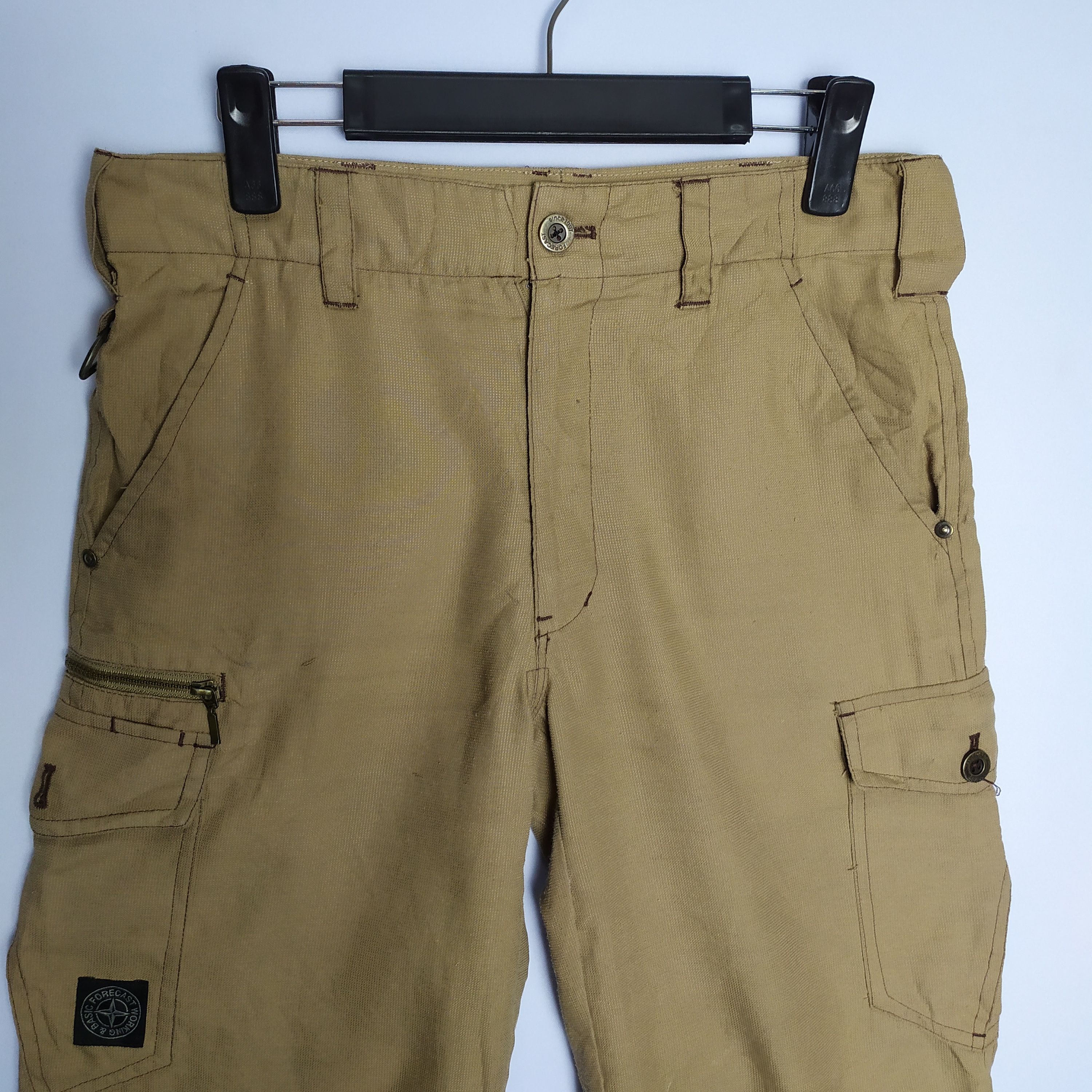 Japanese Brand Forecast Cropped Cargo Pants Utility Pant Size US 30 / EU 46 - 2 Thumbnail