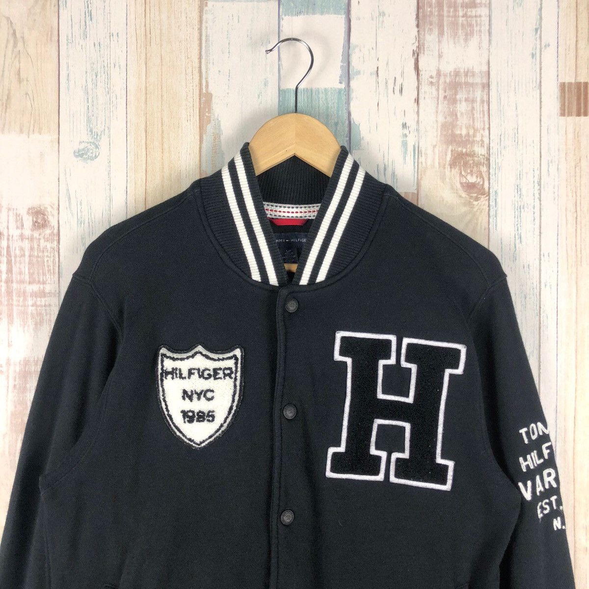 Tommy Hilfiger Vintage Tommy Hilfiger New York Varsity Jacket Size US S / EU 44-46 / 1 - 3 Thumbnail