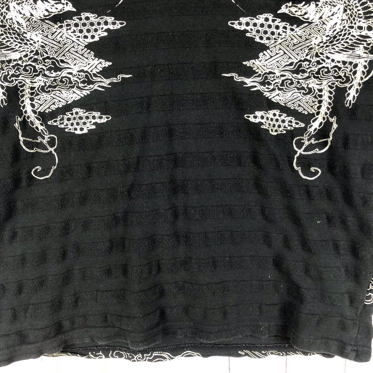 Japanese Brand Vintage Sukajan Phoenix Bird Overprint Longsleeve Size US M / EU 48-50 / 2 - 6 Thumbnail