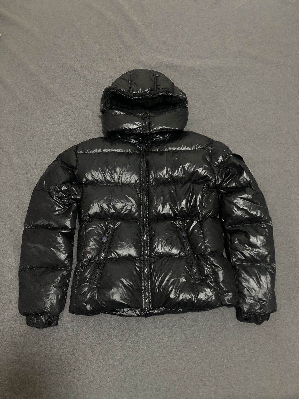 image of Moncler Womens Badia Puffer/down Jacket in Black, Men's (Size Small)