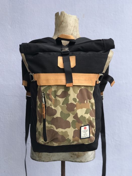 Japanese Brand ASSOV JAPAN ROLLTOP BACKPACK Grailed