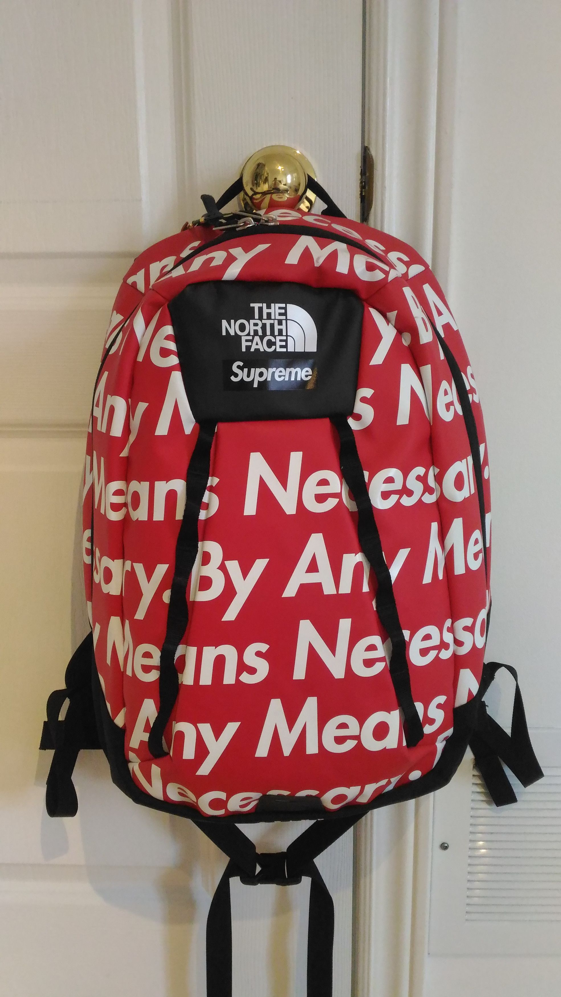 Supreme by any means necessary backpack online