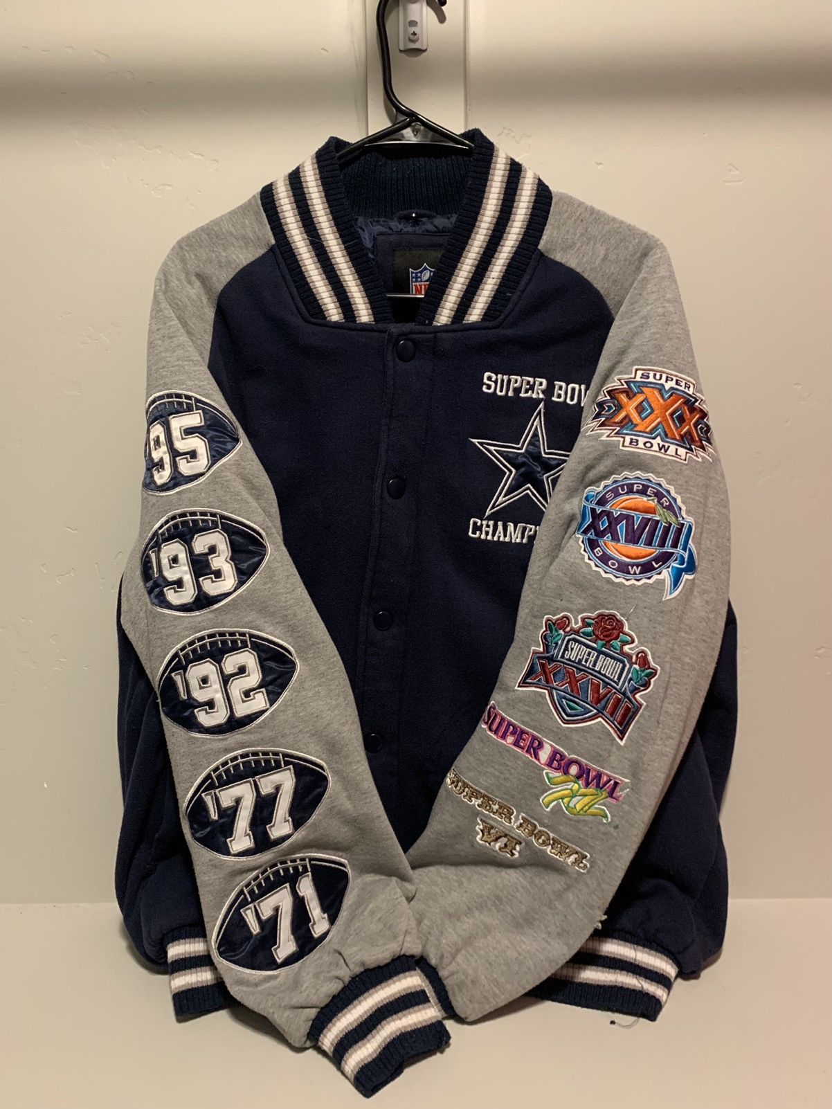 Super Bowl Dallas Cowboys Varsity Jacket - Paragon Jackets