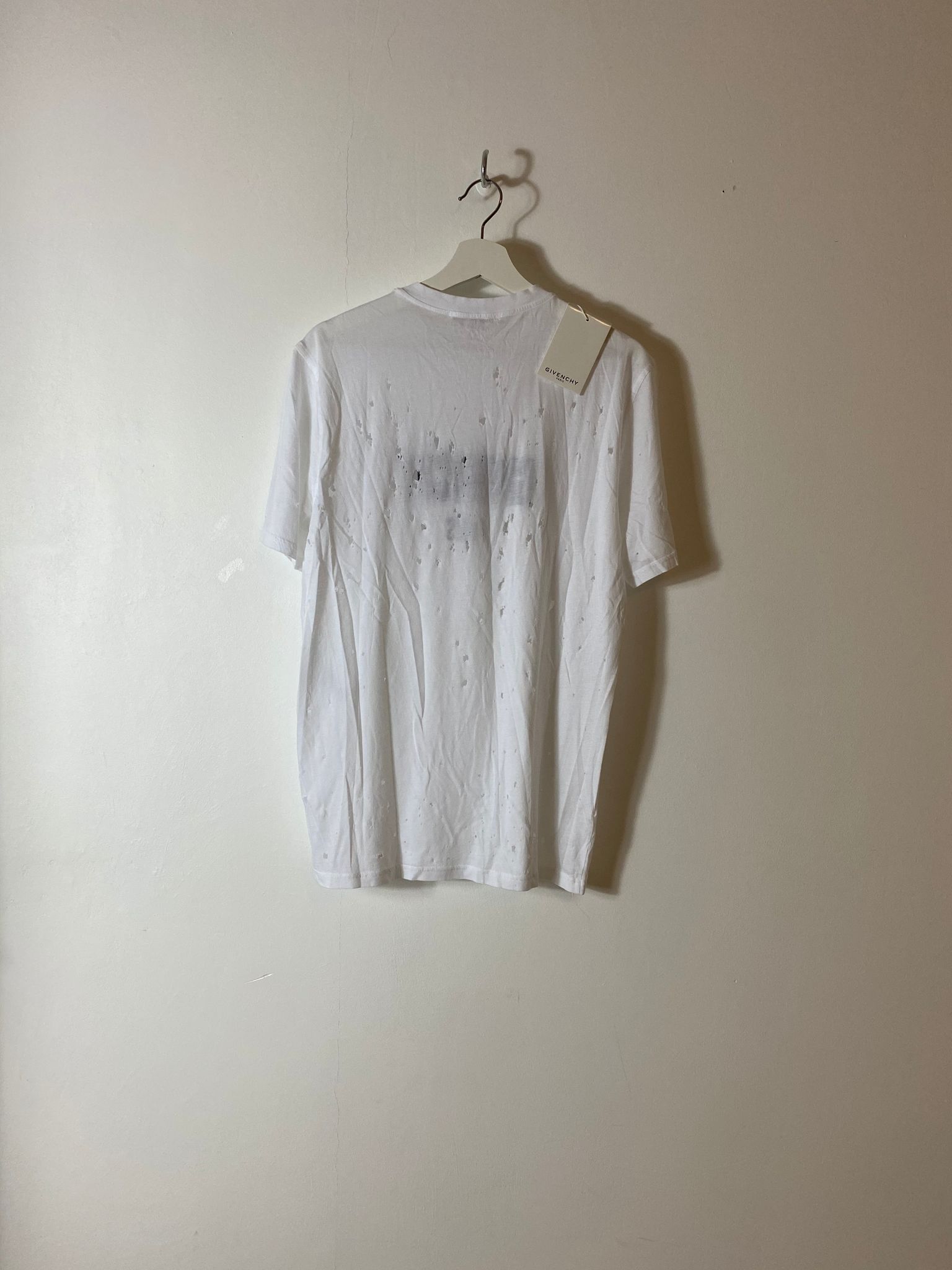 Givenchy Givenchy Distressed Logo T-Shirt Size US XS / EU 42 / 0 - 2 Thumbnail