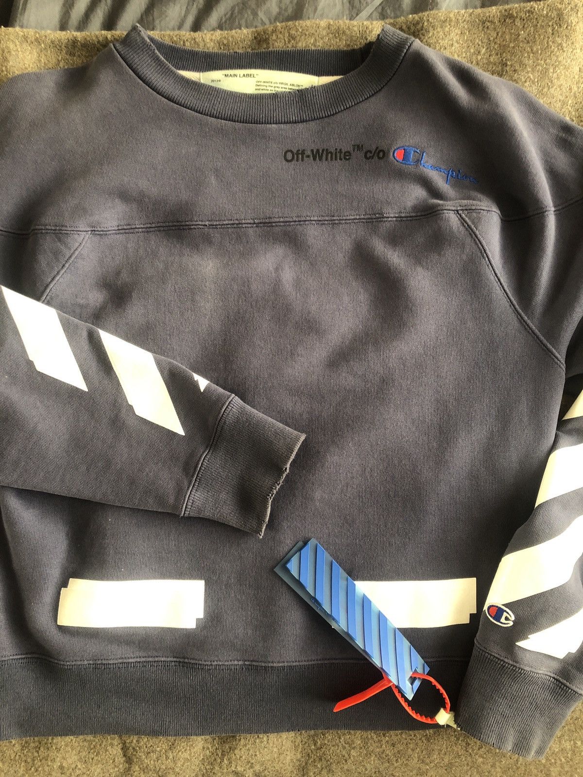 champion and off white collab