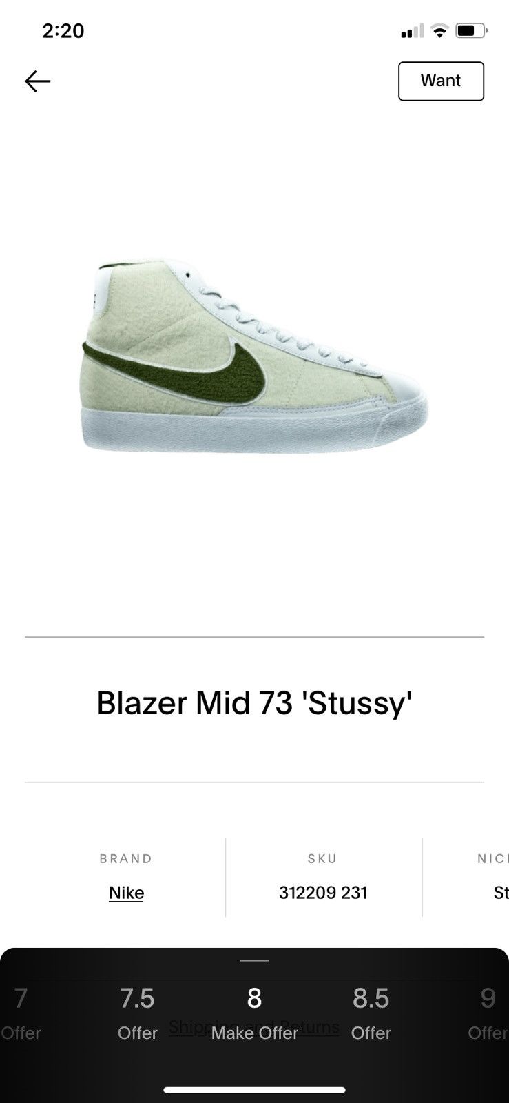 Nike Blazer Mid 73 Stussy | Grailed